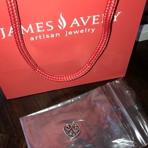 Authentic James Avery French Heart Charm